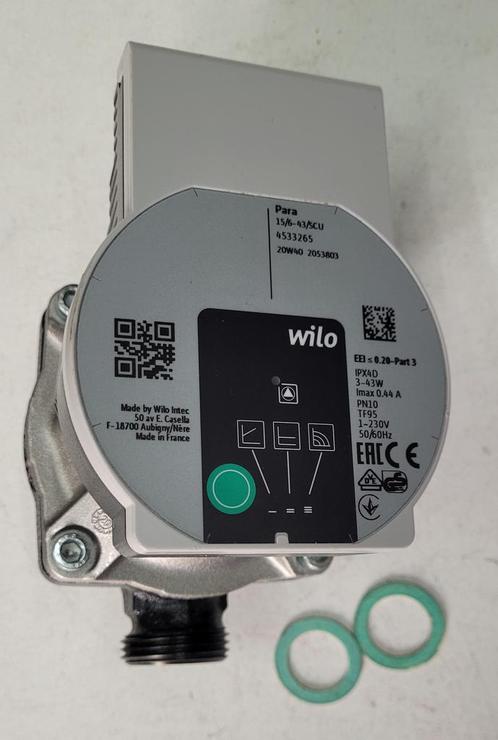 WILO PARA POMP  15/6-43SCU 130 NIEUW 4533265, Doe-het-zelf en Verbouw, Verwarming en Radiatoren, Nieuw, Ophalen of Verzenden