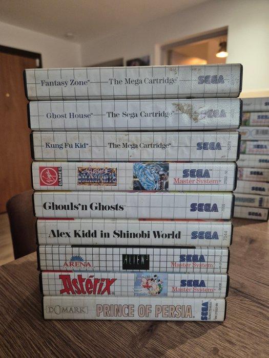 Sega - Master System - lot of 9 - Videogame - In originele, Spelcomputers en Games, Spelcomputers | Overige Accessoires