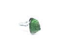 chroomdiopsied Set ring + hanger / rauw / nieuw- 7.2 g - (2)