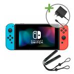 Nintendo Switch Console - Rood/Blauw, Spelcomputers en Games, Spelcomputers | Overige, Ophalen of Verzenden, Zo goed als nieuw