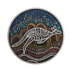 Zilveren munt Kangaroo Yongka antieke afwerking 2023 2 troy, Verzenden