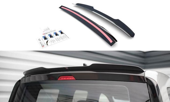 Maxton Spoiler Cap Glans Zwart VW Caddy 5 CS039, Auto-onderdelen, Carrosserie en Plaatwerk, Nieuw, Volkswagen, Achter