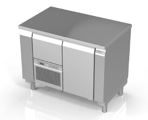 Showroommodel Roeder Acer vrieswerkbank - 2 secties - mot..., Zakelijke goederen, Horeca | Keukenapparatuur, Gebruikt, Koelen en Vriezen