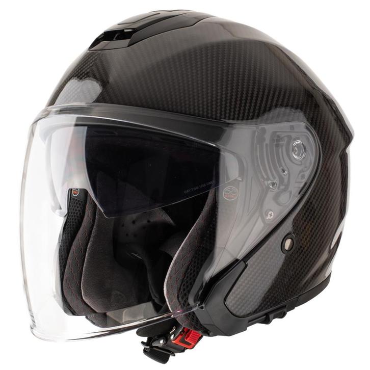 VINZ Bayburt Carbon - Zwart, Motoren, Accessoires | Sloten, Verzenden