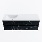 MONDIAZ VICA 140cm badmeubel onderkast Marquina 2 lades., Ophalen of Verzenden, Nieuw, Bad
