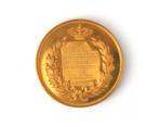 Een gouden academische prijspenning, Nederland, 1870, Antiek en Kunst, Curiosa en Brocante