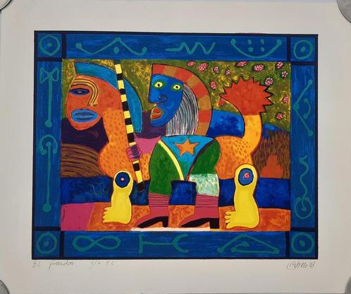 Clemens Briels - El Picador, Antiek en Kunst, Kunst | Litho's en Zeefdrukken, Ophalen of Verzenden