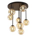 Design plafondlamp amber, Stacy, Ophalen of Verzenden, Nieuw, Glas, Design