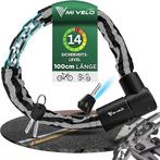 2dekans | MIVELO Kettingslot – 10 mm Gehard Staal & Nylon, Motoren, Accessoires | Sloten, Ophalen of Verzenden, Zo goed als nieuw