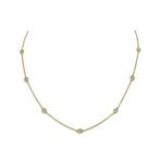 Halsketting - 14 karaat Geel goud - 0.90ct. tw. Diamant, Nieuw