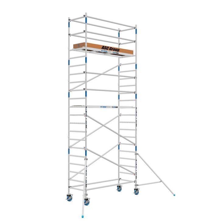 ASC Rolsteiger 90 x 7.2 mtr werkhoogte, Doe-het-zelf en Verbouw, Steigers, Rolsteiger of Kamersteiger, Nieuw, 5 meter of hoger