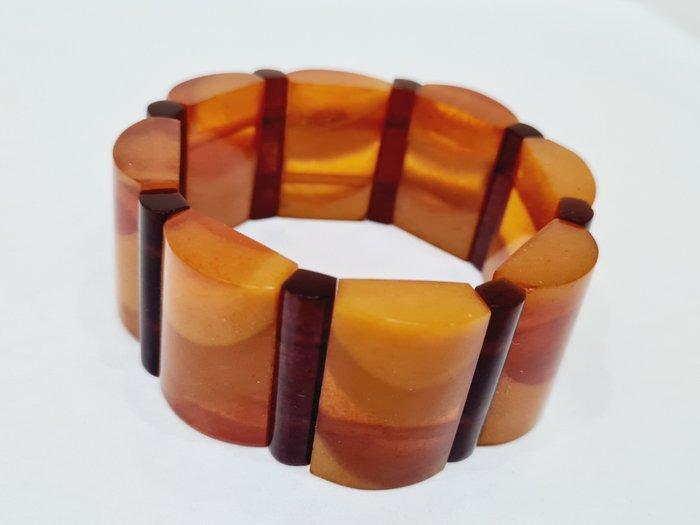 Mooi amber barnsteen armband - Armband - Amber armband, Verzamelen, Mineralen en Fossielen