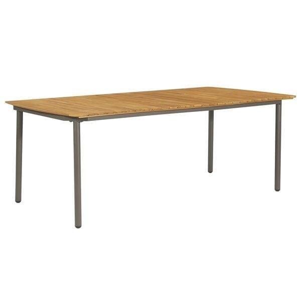 Acaciahout Tuintafel | 200cm | Tweedekansje | OP=OP, Tuin en Terras, Tuintafels, Ovaal, Nieuw, Hout, Ophalen of Verzenden