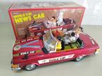 ME 611 - Blikken speelgoed - World Cup News Car, 42cm, Boxed