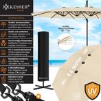 Dubbele parasol - 460x270 cm - kantelbaar -  360° draaibaar, Verzenden, Nieuw