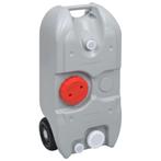 vidaXL Watertank op wielen 40 L grijs, Verzenden, Nieuw