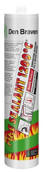 Zwaluw fire sealant 1200 c 310 ml, zwart, koker, Doe-het-zelf en Verbouw, Verzenden, Nieuw