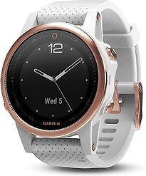 Garmin Fenix 5S 42 mm roségoud met siliconebandje wit, Telecommunicatie, Overige Telecommunicatie, Zo goed als nieuw, Verzenden
