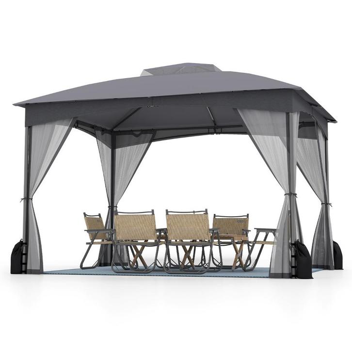 LIVSK Outdoor Paviljoen 3,6 x 3 x 2,9 m - Waterdicht - Geven, Tuin en Terras, Partytenten, Nieuw, Verzenden