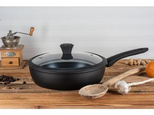 Veiling - Hapjespan Met Diamanten Coating 24cm, Huis en Inrichting, Keuken | Potten en Pannen