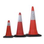 Rood - witte verkeerskegel  -  pylon - Wit & Rood -, Verzenden