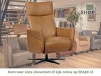 Leren relaxfauteuil Ease - Granada Sahara (cognac) - Small, Huis en Inrichting, Fauteuils, Nieuw, Ophalen of Verzenden, 50 tot 75 cm