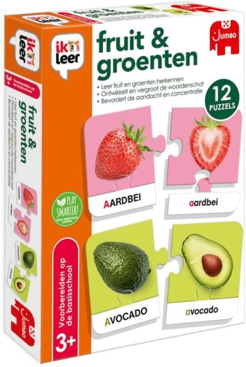 Ik Leer - Fruit & Groenten | Jumbo - Educatieve spellen, Kinderen en Baby's, Speelgoed | Educatief en Creatief, Nieuw, Verzenden