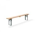Bierbank | Hout | Groen | 220x25x48 cm, Verzenden, Nieuw in verpakking