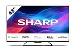 Veiling - Sharp 43GR8265 - 43 inch - 144Hz 4K QLED  TV, Audio, Tv en Foto, Televisies, Gebruikt