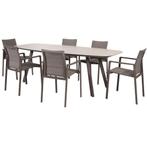 Manolo Cortina dining tuinset 240x103xH75 cm 7 delig, Ophalen of Verzenden, Nieuw