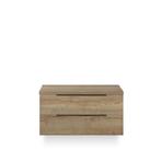 Seville Badmeubelset 100 cm - Wastafel Blad Natuur Eiken, Ophalen of Verzenden, Nieuw