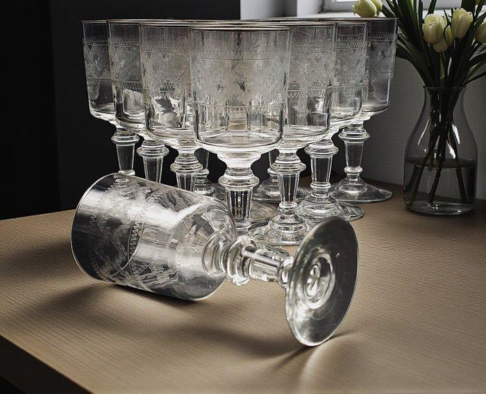 Cristallerie francesi - Drinkset (11) - Kristal, Antiek en Kunst, Antiek | Glas en Kristal