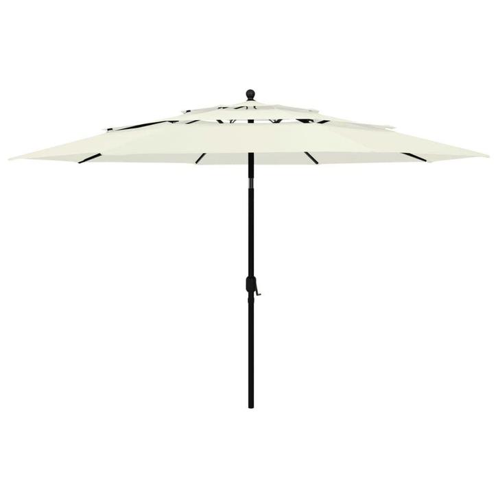 Tuinparasol 3.5m zand | retourdeal 57% korting, Tuin en Terras, Parasols, 3 tot 4 meter, Kantelbaar, Nieuw, Stokparasol, Ophalen of Verzenden