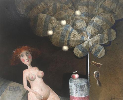 Manuel Lopez Herrera (1946), No. 3 Eva, Antiek en Kunst, Kunst | Schilderijen | Modern