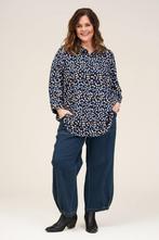 Gozzip baggy broek elastiek detail Maat:, Kleding | Dames, Broeken en Pantalons, Verzenden, Nieuw, Overige kleuren