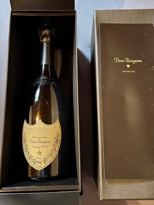 2010 Dom Pérignon - Champagne Brut - 1 Magnum (1,5 L), Verzamelen, Wijnen