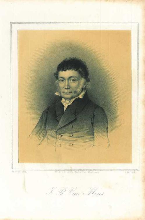 Portrait of Jean-Baptiste Van Mons, Antiek en Kunst, Kunst | Etsen en Gravures