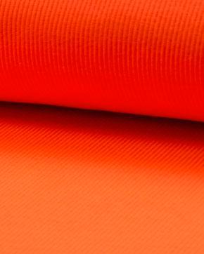 Neon rib boordstof oranje, Hobby en Vrije tijd, Stoffen en Lappen, Oranje, Nieuw