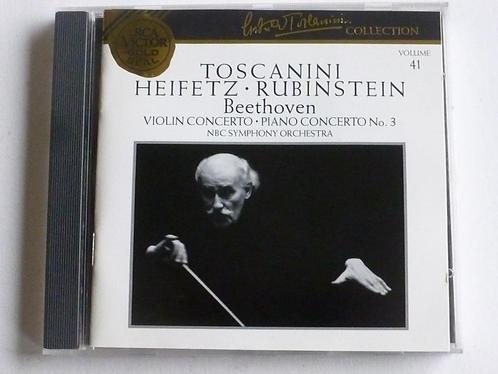 Beethoven - Violin, Piano Concerto / Toscanini, Heifetz, Rub, Cd's en Dvd's, Cd's | Klassiek, Verzenden