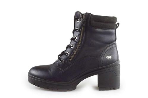 Mustang Veterboots in maat 40 Zwart | 15% extra korting, Kleding | Dames, Schoenen, Zwart, Nieuw, Overige typen, Verzenden