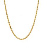 Gouden koord collier 14 krt, Sieraden, Tassen en Uiterlijk, Kettingen, Ophalen of Verzenden, Nieuw