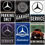 Mercedes Benz reclameborden van metaal en collectables, Verzamelen, Automerken, Motoren en Formule 1, Nieuw, Auto's, Ophalen of Verzenden