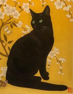 Yellow, garden cat - XL version (A2) - Ana Maia - Zweden