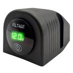 ProRide Universele Voltmeter Opbouw 12-24V DC met Aan/Uit, Doe-het-zelf en Verbouw, Elektra en Kabels, Verzenden, Nieuw