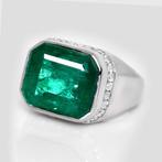 Zonder Minimumprijs - Ring - 18 karaat Witgoud, 12,24 karaat, Sieraden, Tassen en Uiterlijk, Ringen, Nieuw
