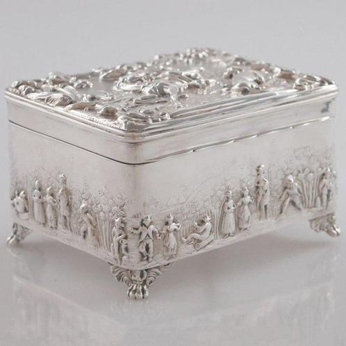 Doos - .925 zilver, Antiek en Kunst, Antiek | Goud en Zilver