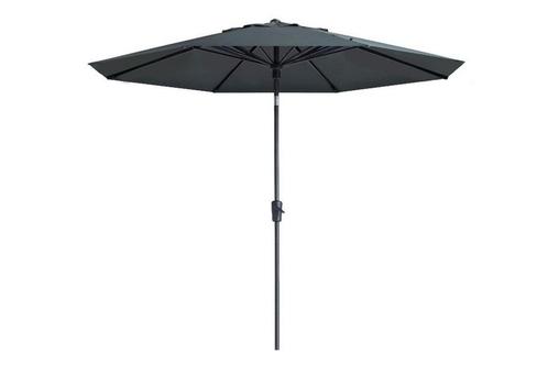 Madison Paros 2 parasol 300 cm. - Grey, Tuin en Terras, Parasols, Stokparasol, Nieuw, Kantelbaar, Verzenden