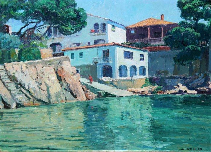Isidre Odena Daura (1910-2008) - Cala de Fornells (Gerona), Antiek en Kunst, Kunst | Schilderijen | Klassiek