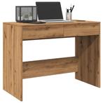 vidaXL Bureau 101x50x76,5 cm bewerkt hout artisanaal, Verzenden, Nieuw