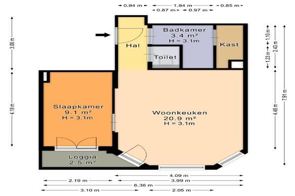 Appartement Laan van Meerdervoort in Den Haag, Huizen en Kamers, Huizen te huur, Via bemiddelaar, Den Haag, Appartement